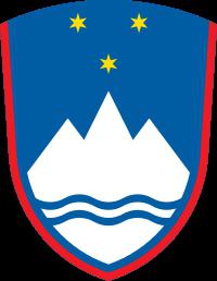 Arması ve Slovenya bayrağı